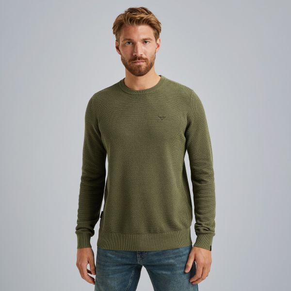 Pullover with waffle texture – Elmwood – Pullovers | PME LEGEND