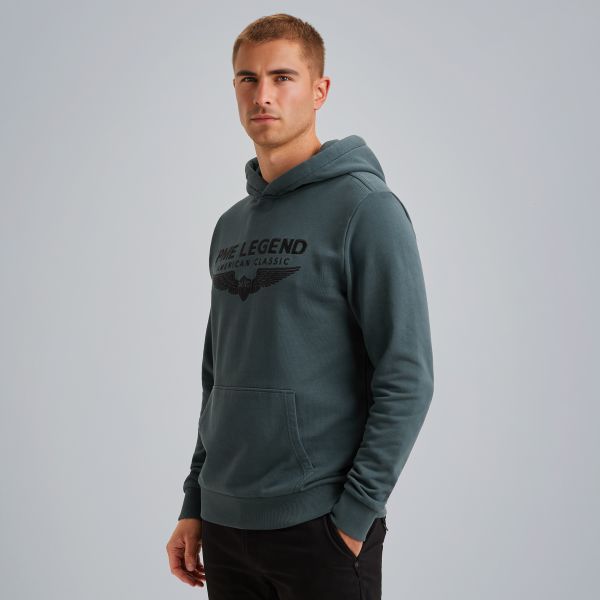 Hoodie with logo – Black Indigo – Sweatshirts & hoodies | PME LEGEND