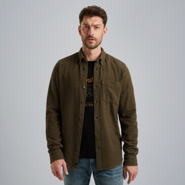 Shirt jacket in flannel – Weeping Willow – Shirts | PME LEGEND