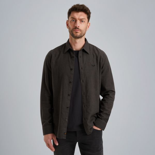 Hemd mit Allover-Struktur – Moonless Night – Shirts | PME LEGEND