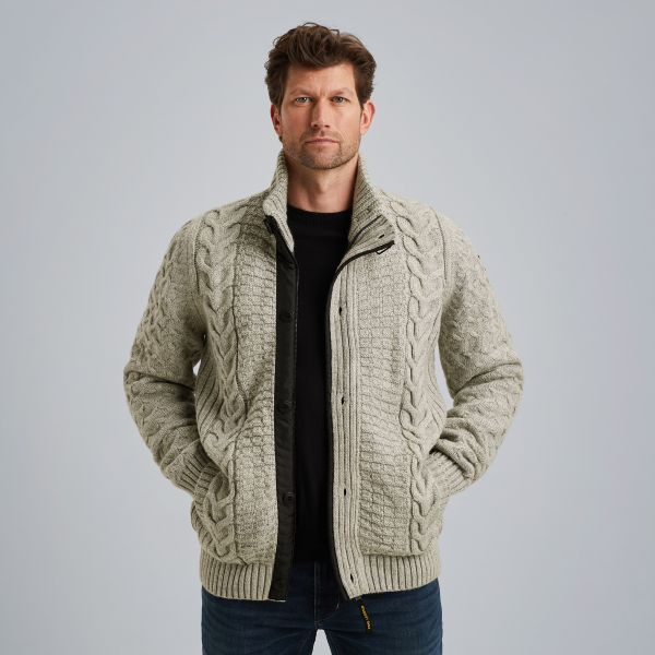 Vest van een wolblend – Grey Comfort Denim – Vesten | PME LEGEND