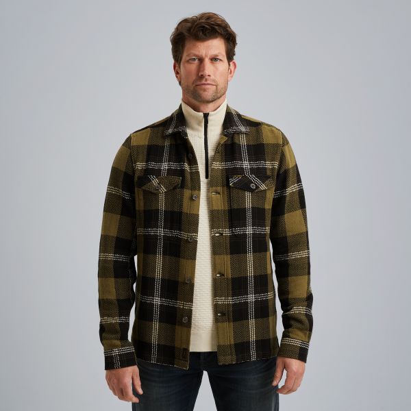 Shirt jacket with check pattern – Weeping Willow – Shirts | PME LEGEND