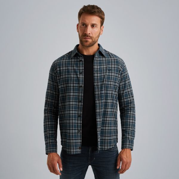 Hemd mit Karomuster – Black Indigo – Shirts | PME LEGEND