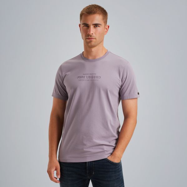 T-shirt met artwork – Burnshed Lilac – T-shirts | PME LEGEND