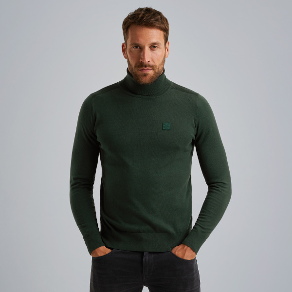 Pullover with stand-up collar – Weeping Willow – Knitwear | PME LEGEND