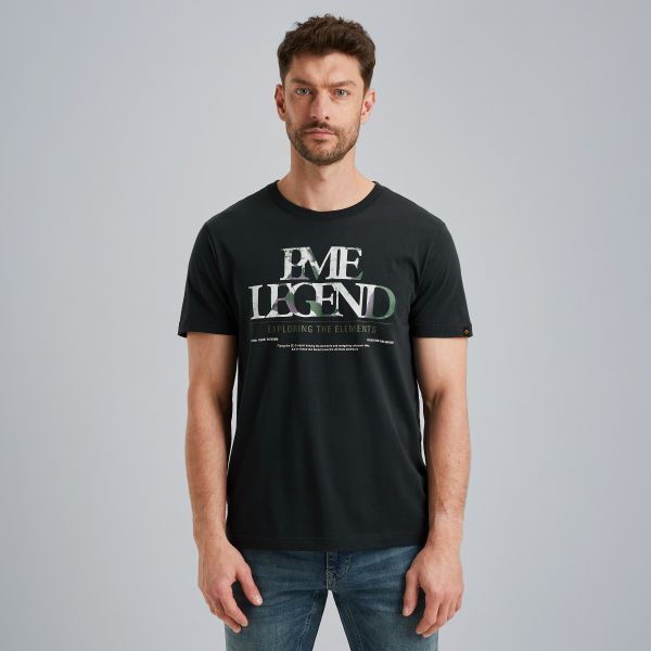 T-shirt met artwork – Black Indigo – T-shirts | PME LEGEND