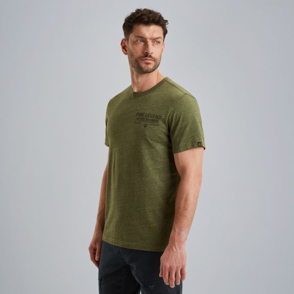 T-shirt met klein artwork – Weeping Willow – T-shirts | PME LEGEND