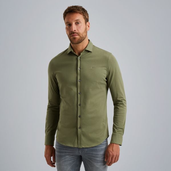 Overhemd van jersey – Weeping Willow – Smart casual overhemden | PME LEGEND