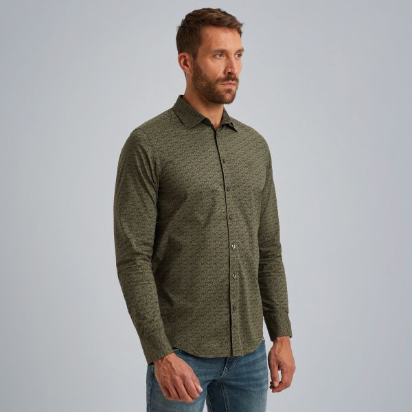 Overhemd met allover print – Weeping Willow – Smart casual overhemden | PME LEGEND