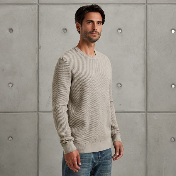 Trui in Ecovero-viscose blend – Grey Comfort Denim – Truien | CAST IRON