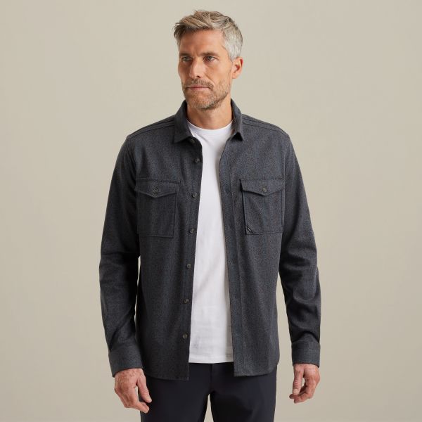 Shirt in jersey – Black Indigo – Shirts | VANGUARD