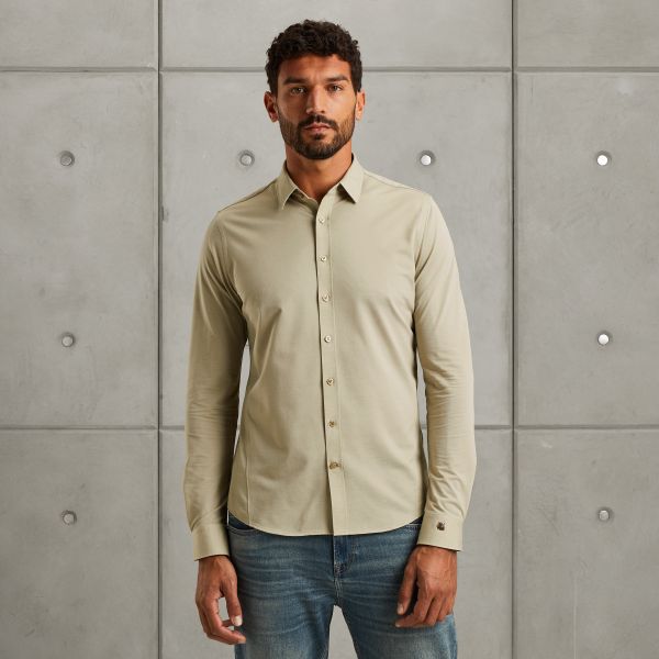 Overhemd van jersey – Weeping Willow – Smart casual overhemden | CAST IRON