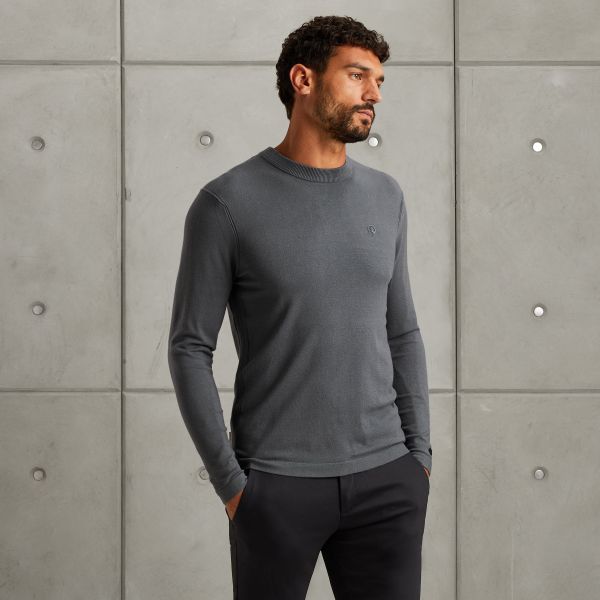Trui in Ecovero-viscose blend – Black Indigo – Truien | CAST IRON