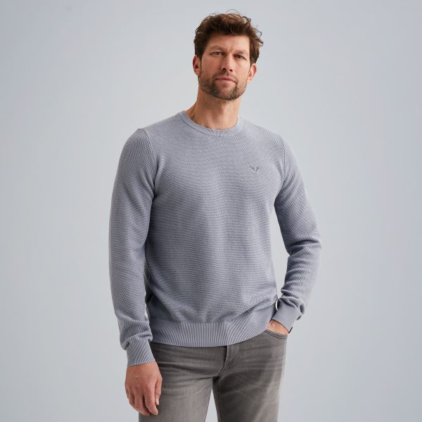 Trui met structuur – Black Indigo – Truien | PME LEGEND