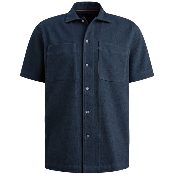Overhemd met korte mouwen – Black Indigo – Casual overhemden | PME LEGEND