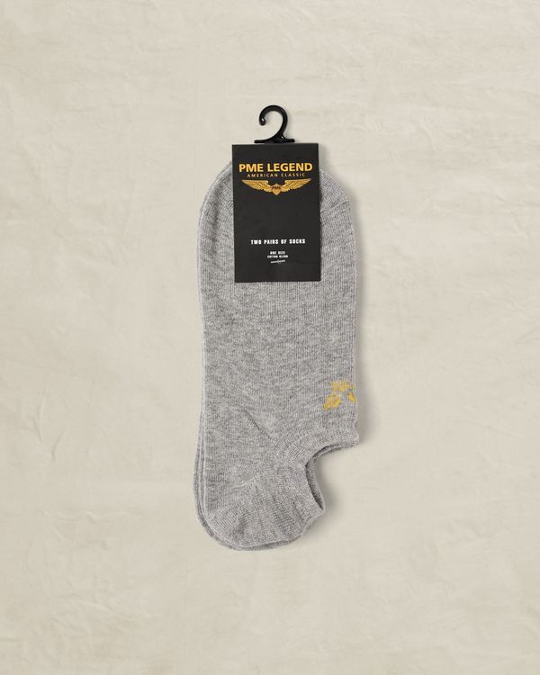 Pack de 2 chaussettes basses – Grey Comfort Denim – Chaussettes | PME LEGEND