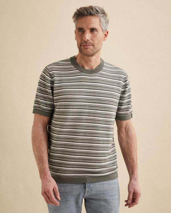 T-shirt in cotton/modal with texture – Weeping Willow – T-shirts | VANGUARD