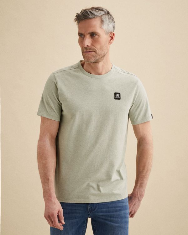 T-shirt with badge and crew neck – Elmwood – T-shirts | VANGUARD