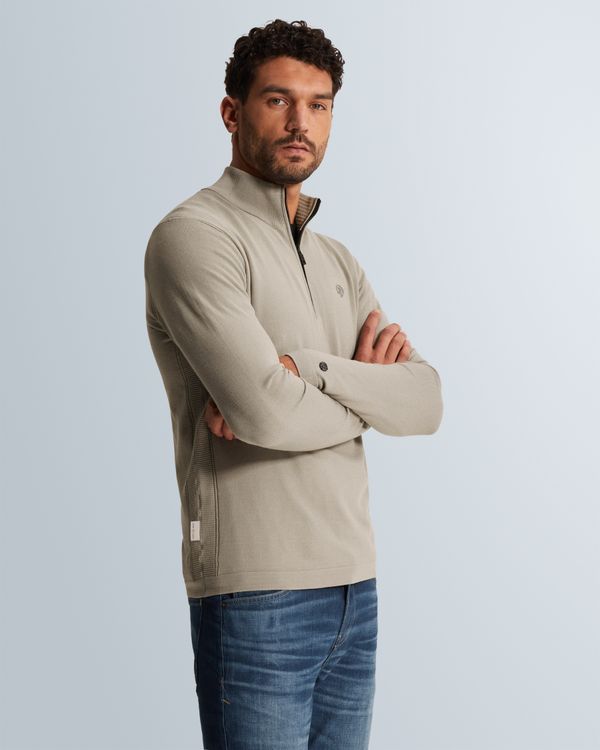 Half-zip pullover – Brown – Pullovers | CAST IRON