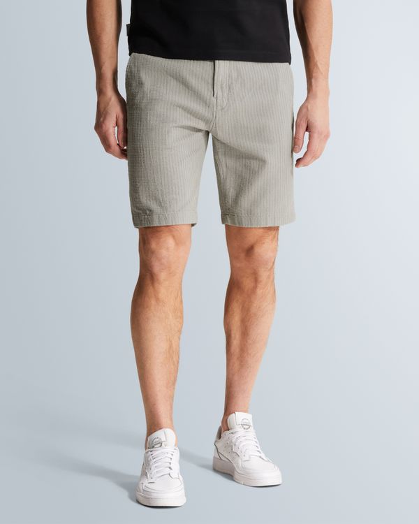 Regular fit chino shorts – Grey Comfort Denim – Chino's | CAST IRON