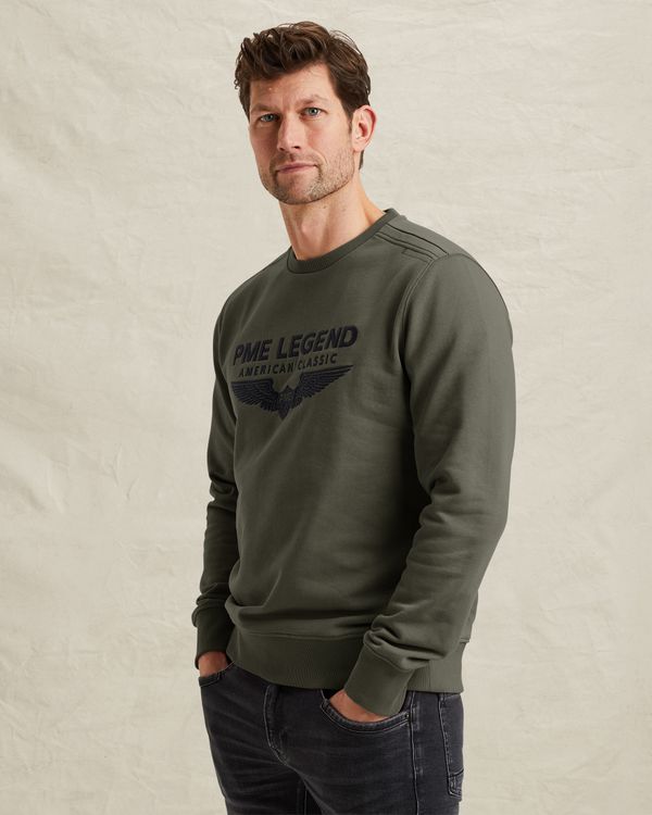 Sweatshirt met logo – Elmwood – Sweatshirts | PME LEGEND