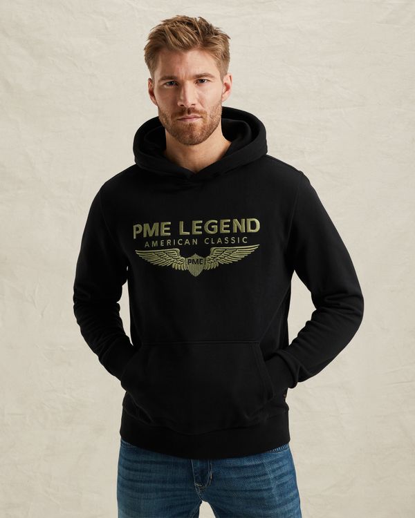 Hoodie with logo – Moonless Night – Hoodies | PME LEGEND