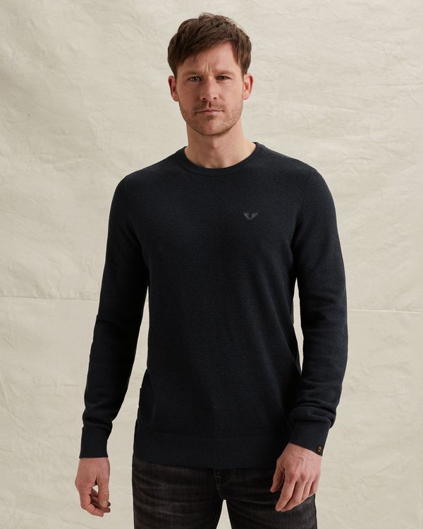 Trui van katoen/modal – Black Indigo – Truien | PME LEGEND