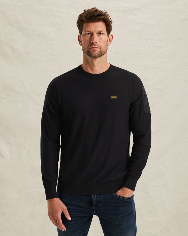Pullover in cotton/modal – Moonless Night – Pullovers | PME LEGEND