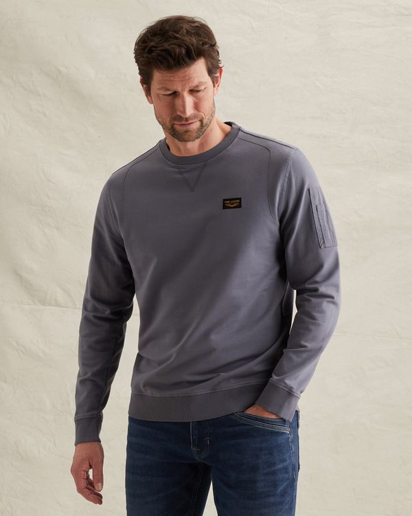 American Classic sweatshirt – Grey Comfort Denim – New in | PME LEGEND