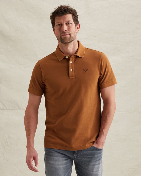 Poloshirt mit Rippkragen – Mimosa – Poloshirts | PME LEGEND