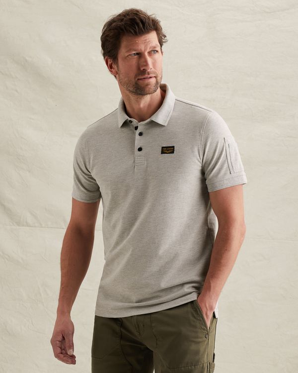 American Classic polo – Grey Comfort Denim – Polo's | PME LEGEND