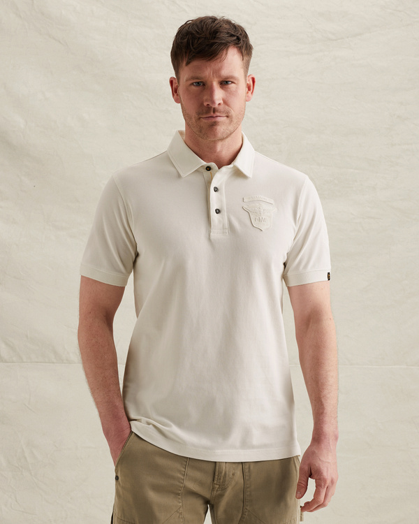 Polo van piqué met badges – Snow White – Polo's | PME LEGEND