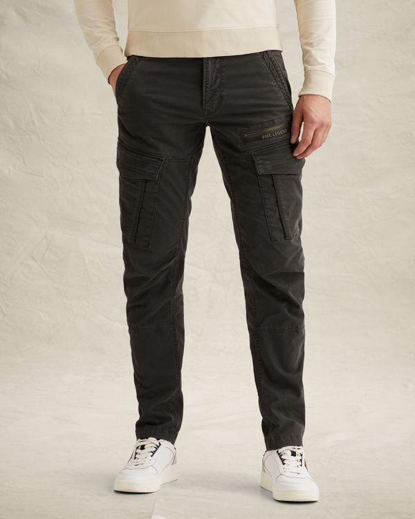 Nordrop relaxed fit cargo pants with allover print – Grey Comfort Denim – Cargo pants | PME LEGEND