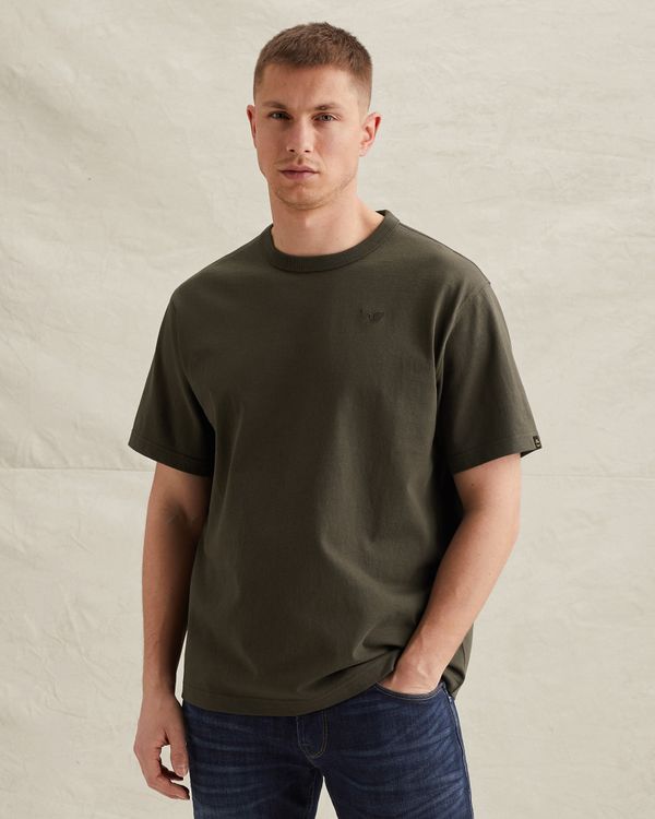 Relaxed fit T-shirt with embroidered logo – Elmwood – T-shirts | PME LEGEND