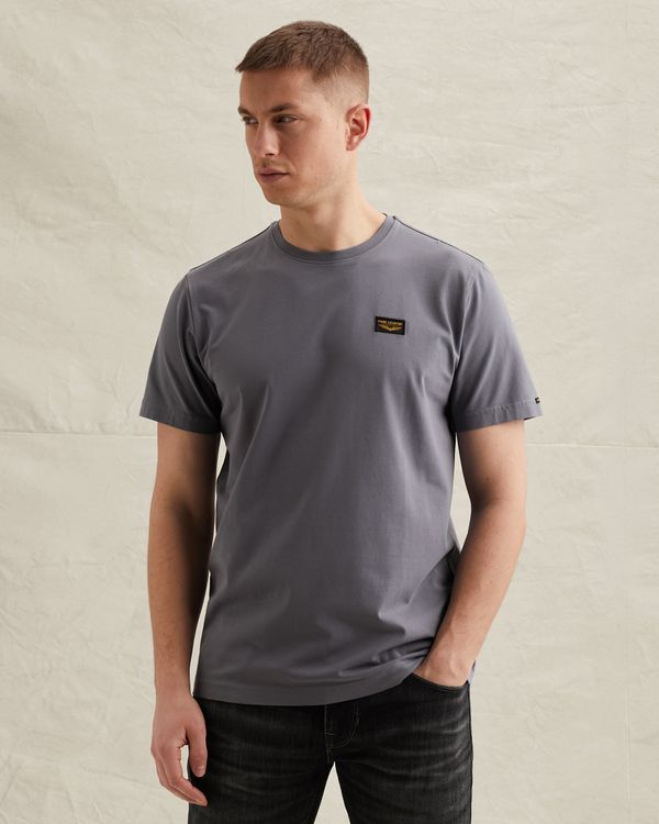American Classic T-shirt – Grey Comfort Denim – T-shirts | PME LEGEND