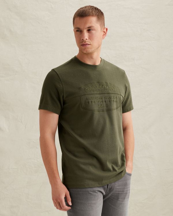 T-shirt in a material blend with artwork – Elmwood – T-shirts | PME LEGEND