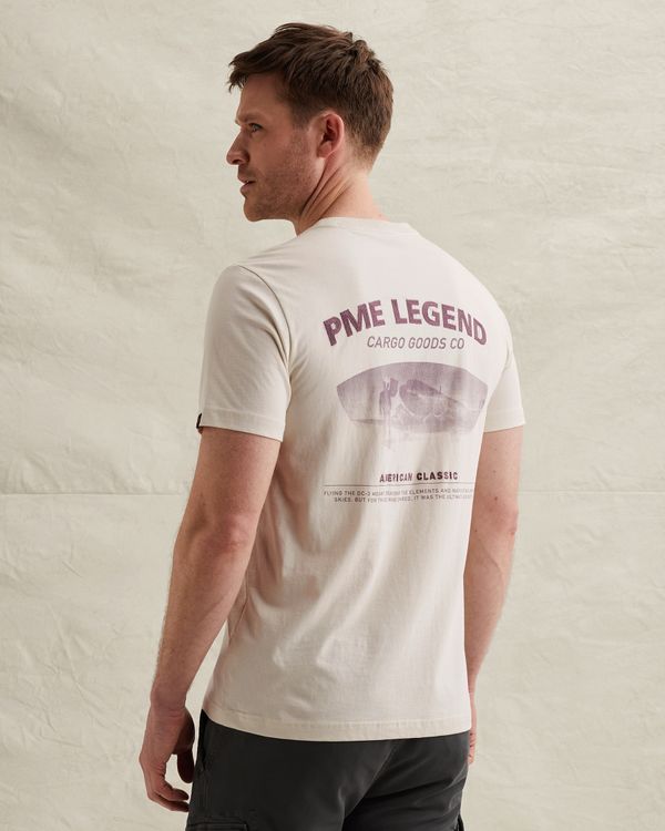 T-shirt in jersey with back artwork – Castle Wall – T-shirts | PME LEGEND