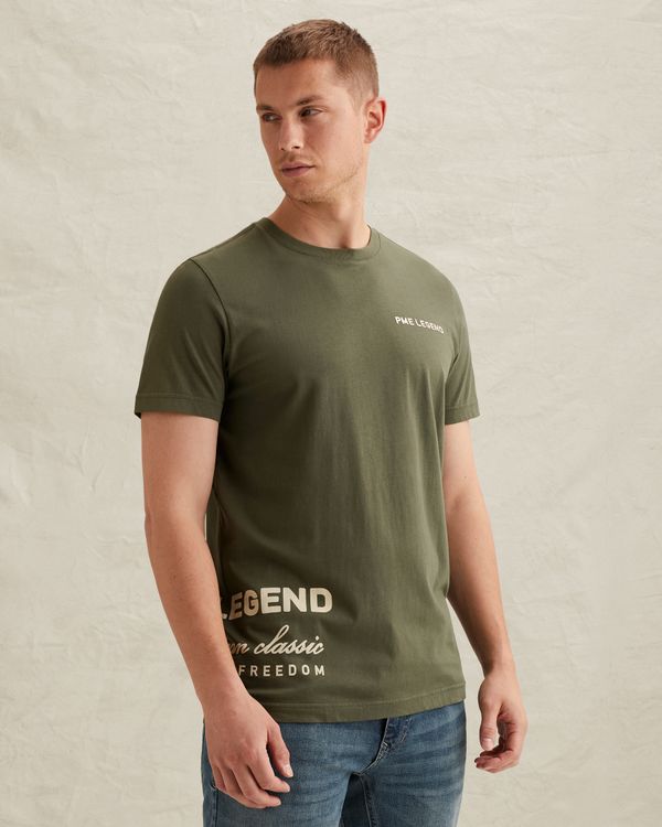 T-shirt with off-placed artworks – Elmwood – T-shirts | PME LEGEND