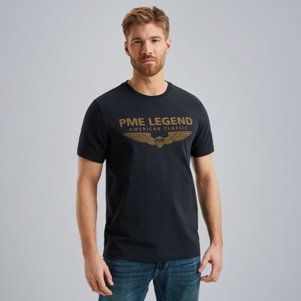 T-shirt with logo – Black Indigo – T-shirts | PME LEGEND