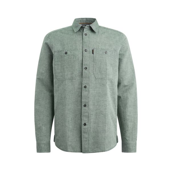Overhemd van katoen/linnen – Weeping Willow – Smart casual overhemden | PME LEGEND
