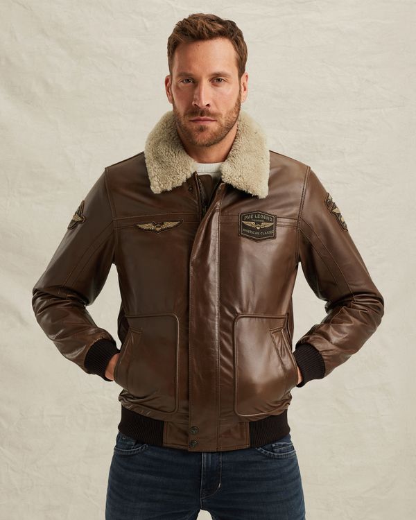 Veste en cuir Hudson – Brown – Vestes en cuir | PME LEGEND