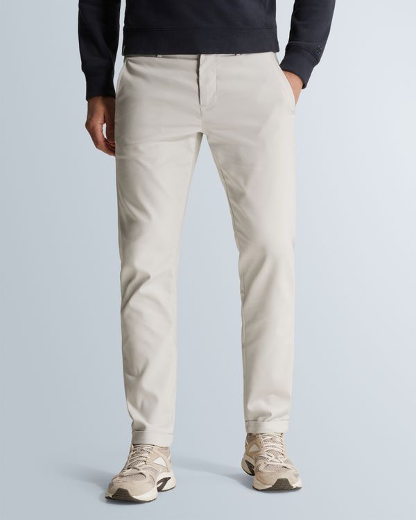 Cylas tapered fit chino – Snow White – Heren chino's | CAST IRON