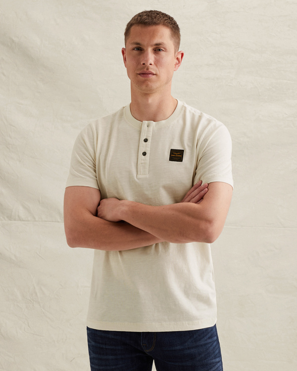 Henley T-shirt met badge – Snow White – T-shirts | PME LEGEND