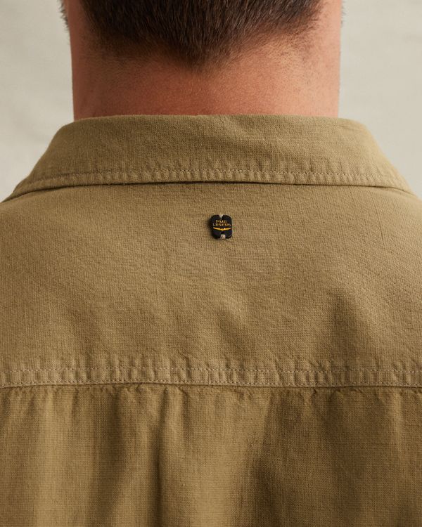 Hemd aus Baumwolle/Leinen mit Garment-Dye-Waschung