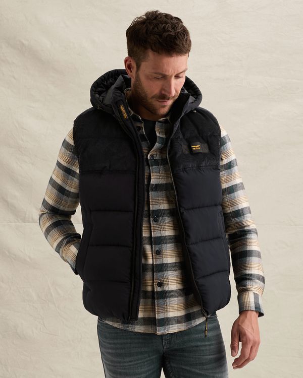 Gobbler bodywarmer – Black Indigo – Bodywarmers | PME LEGEND