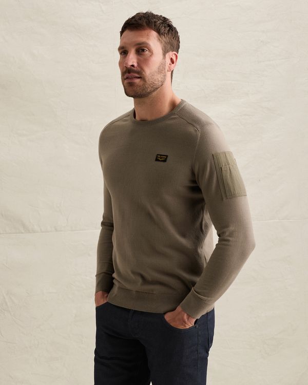 Pull American Classic avec poche de vol – Coriander – Pulls | PME LEGEND