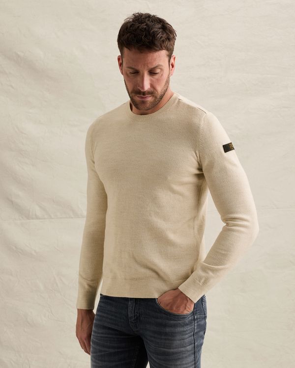 Pullover aus Baumwollmischung mit Rundhalsausschnitt – Castle Wall – Pullover | PME LEGEND