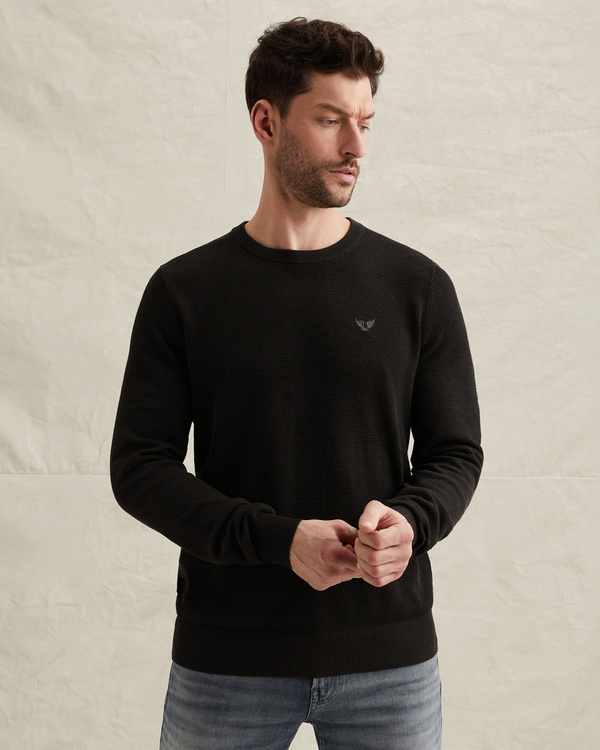 Pullover in cotton/modal – Moonless Night – Pullovers | PME LEGEND