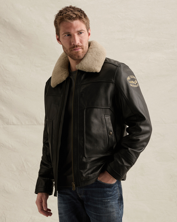 Auckland leather jacket – Moonless Night – Leather jackets | PME LEGEND