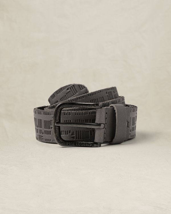 Ceinture en cuir avec boucle en métal – Castle Wall – Ceintures | PME LEGEND